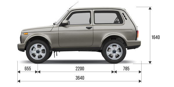 Технические характеристики LADA 4x4 Urban 3 дв.