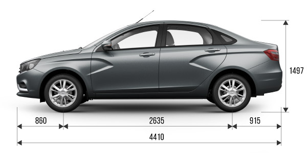Технические характеристики LADA Vesta седан