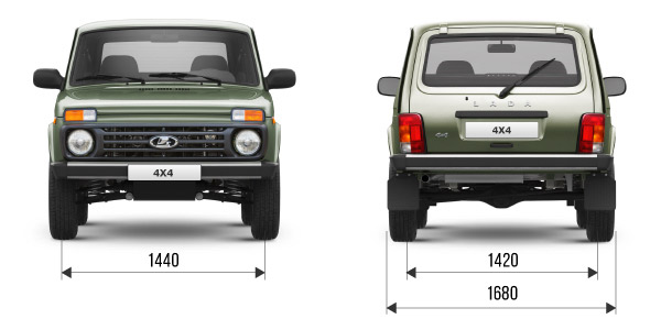 Технические характеристики LADA 4x4 3 дв.