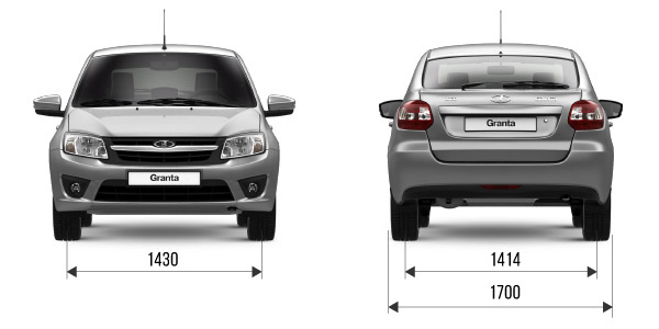 Технические характеристики LADA Granta лифтбек